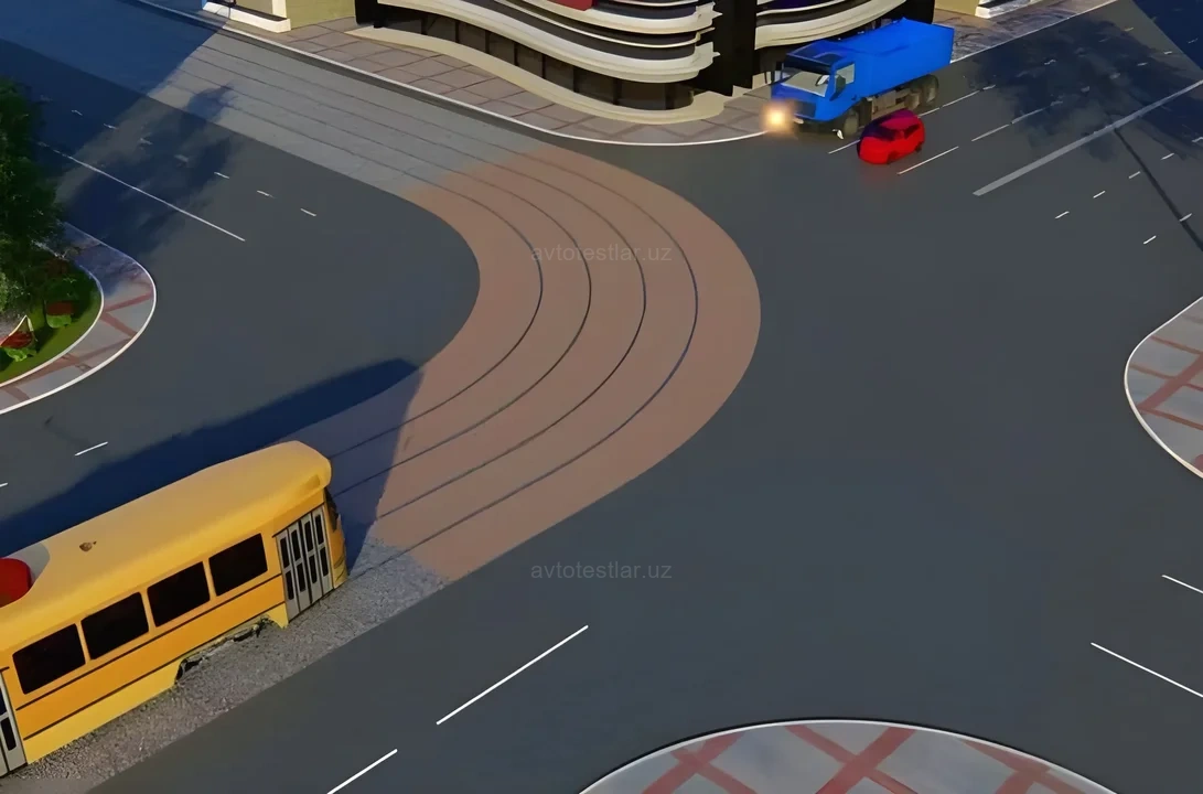 Qaysi transport vositasining haydovchisi yo'l berishi kerak?
