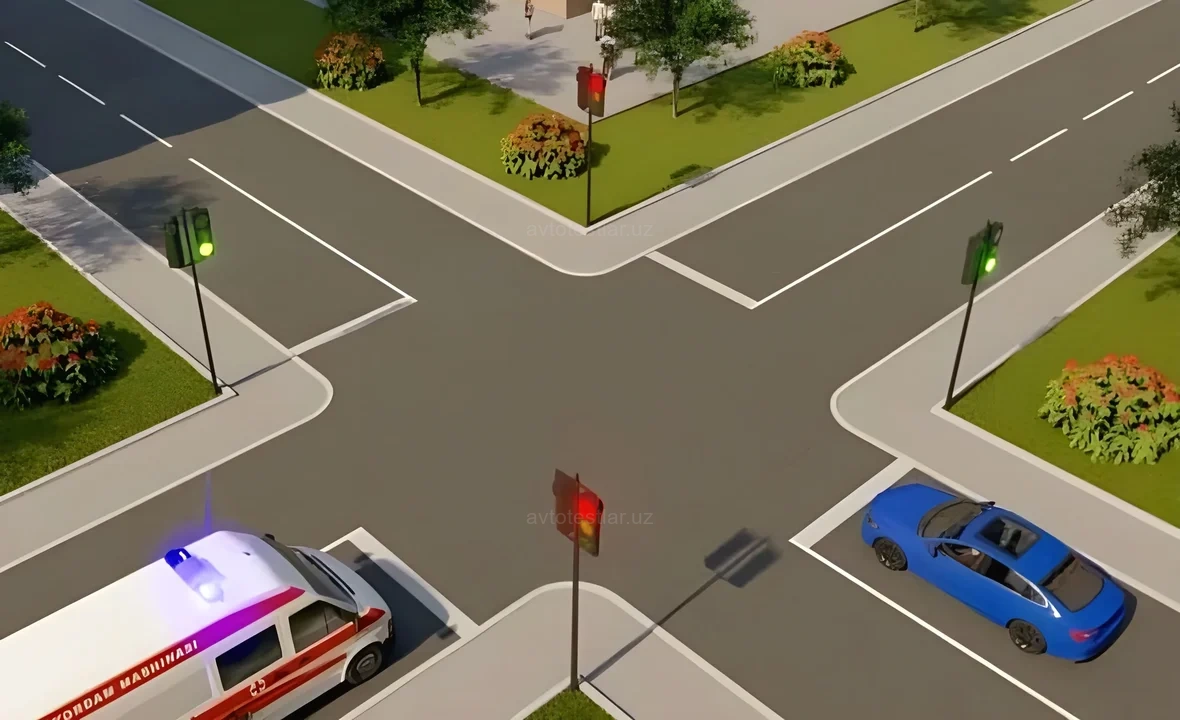Qaysi transport vositasining haydovchisi yo'l berishi kerak?